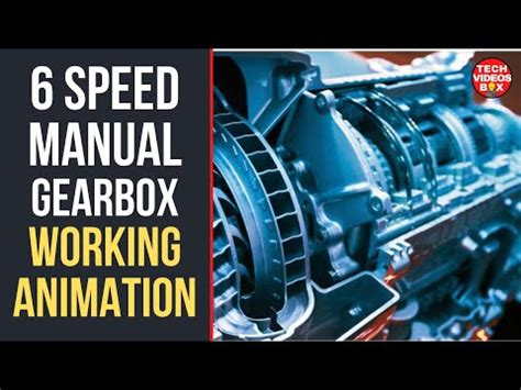 6 speed manual gearbox animation - YouTube