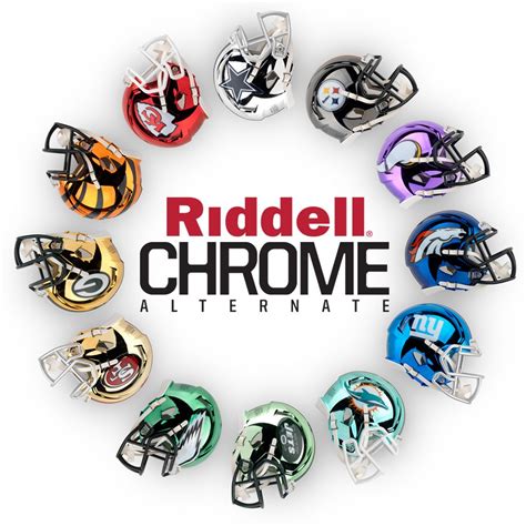 RIDDELL INTRODUCES NFL CHROME ALTERNATE HELMET COLLECTION | Riddell Newsroom