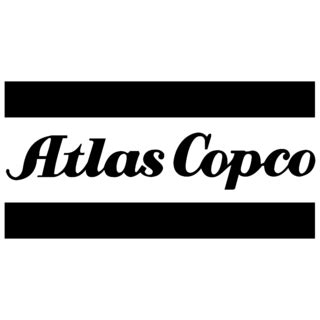 Atlas Copco Logo Black and White – Brands Logos