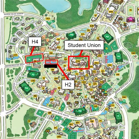 Ucf Campus Map