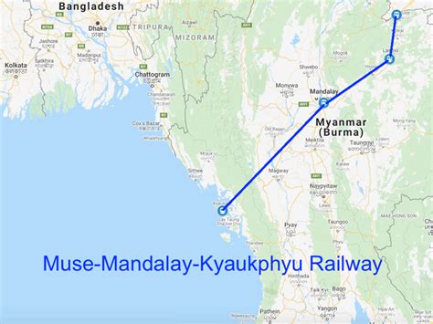 Muse-Mandalay-Kyaukphyu Railway