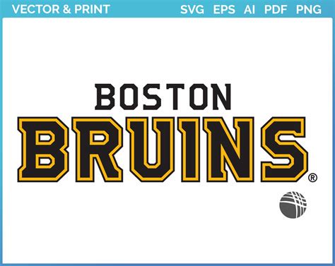 Boston Bruins - Wordmark Logo (2007) - Hockey Sports Vector SVG Logo in ...