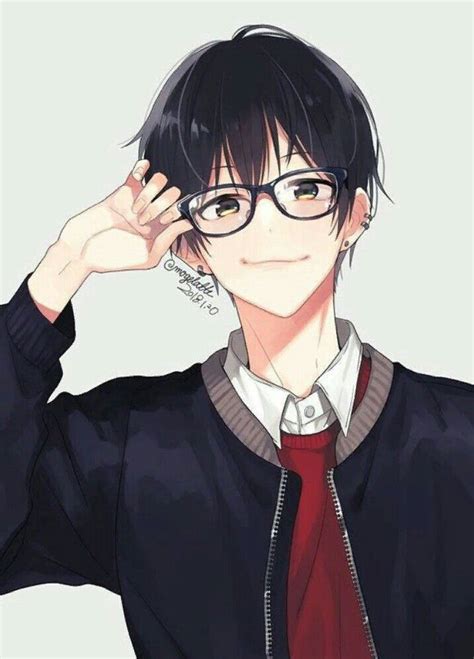 96+ Aesthetic Anime Boy With Glasses ~ Reruka