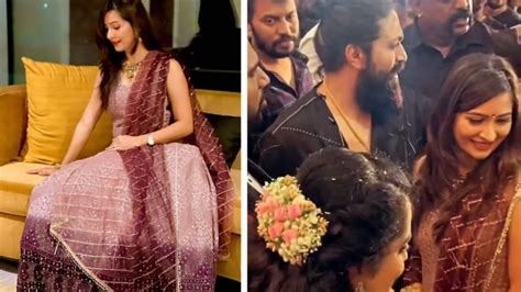 KGF 2' Star Yash Attends His Friend's Wedding With Wife Radhika Pandit ...