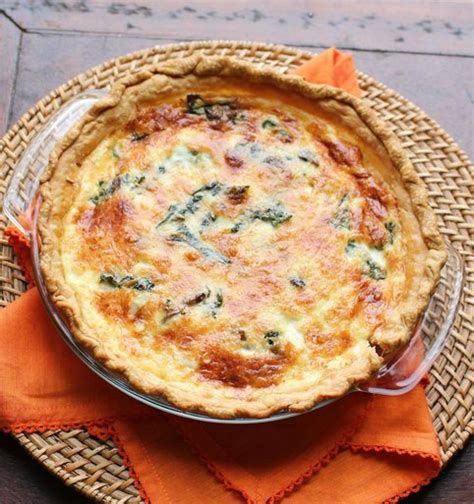 Quiche with Swiss Chard and Mushroom Recipe - STL Cooks