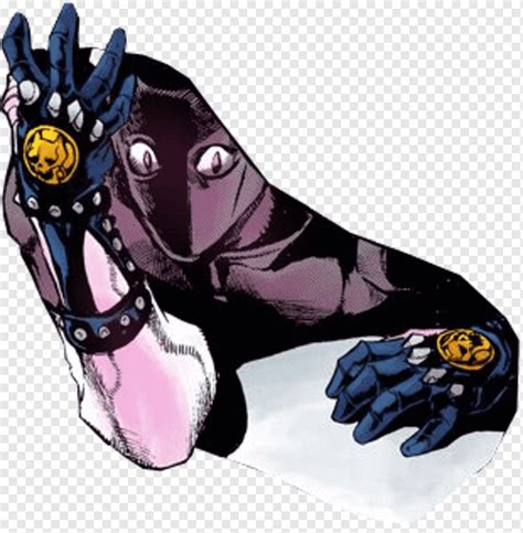 Pair of blue gloves illustration, Yoshikage Kira JoJo's Bizarre Adventure: All Star Battle ...