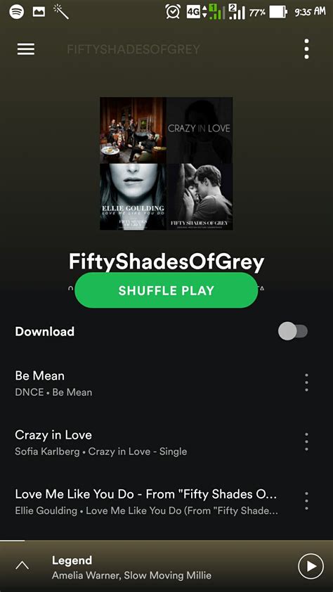 50 Shades of Grey playlist on Spotify | 50 shades of grey, Crazy love ...