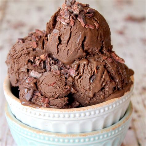 Chocolate Gelato Recipe with Cacao Nibs | Cooking On The Weekends