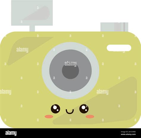 Cute camera, illustration, vector on white background Stock Vector ...