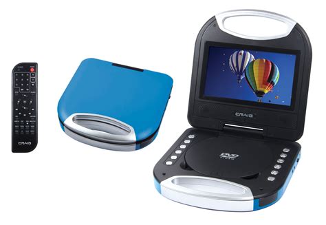 Craig 7 Inch TFT Screen Portable DVD/CD Player - Blue - Walmart.com