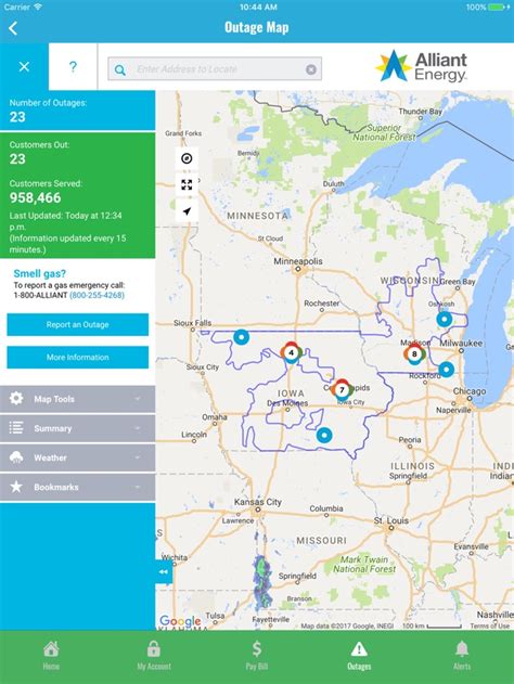 Alliant Energy Power Outage Map - Map