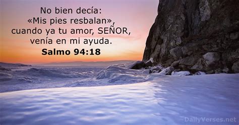 Salmo 94:18 - Versículo de la Biblia - DailyVerses.net