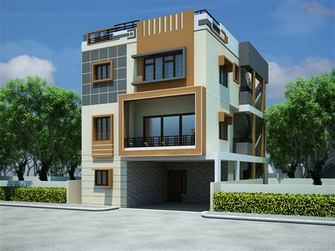 Small Home Exterior Design 3D VIEW :: Behance