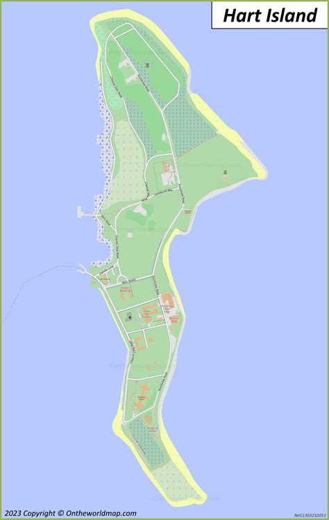 Hart Island Map | Bronx, New York City, U.S. | Detailed Maps of Hart Island