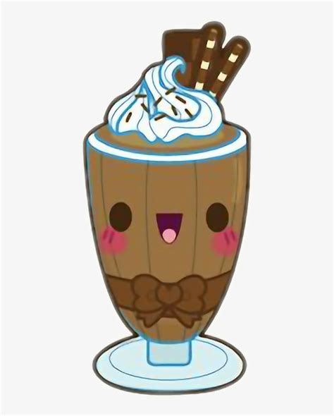 Kawaii Food Chocolate Cute Foodkawaii - Kawaii Milkshake - 1024x1024 ...