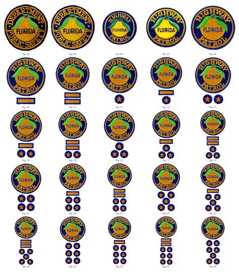 Florida Highway Patrol (FHP) Patches