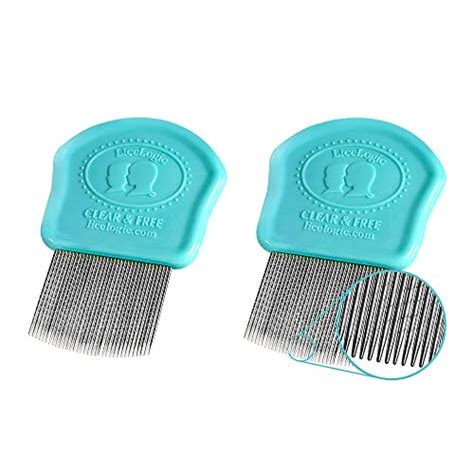 2 PACK - LiceLogic Eliminator Lice Comb/Nit Comb With Professional ...