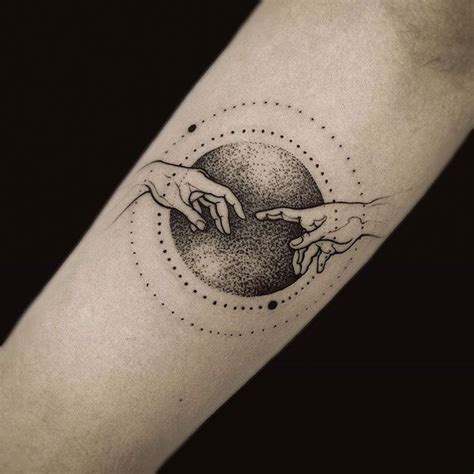 The Creation Of Adam, Michelangelo | Tatuajes inspirados en el arte ...