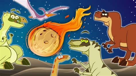 Dinosaurs Before The Meteor Hit Them | Funny Dinosaur Cartoons shows for Kids | Learn Dinosaur ...