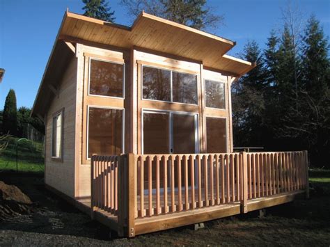 shed roof post and beam cabin | Nicest 12x6 cabin kit yet! EXPAND TO 36 ...