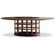 Oval dining table HARRIS - 712005 By Grilli design Carlo Bimbi