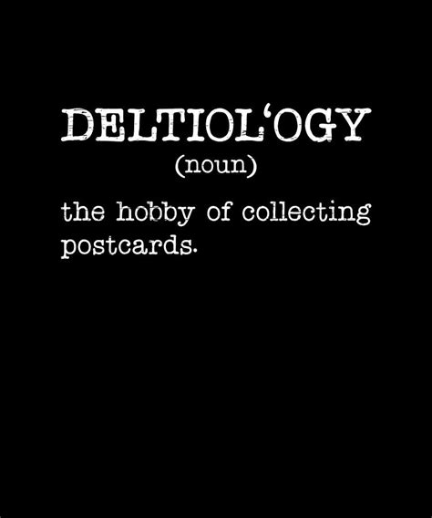 Deltiology Definition Deltiologist Postcard Digital Art by Florian Dold Art | Fine Art America