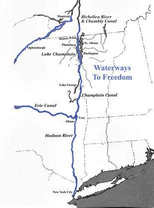 Underground Railroad Vermont Map | Longest Journey