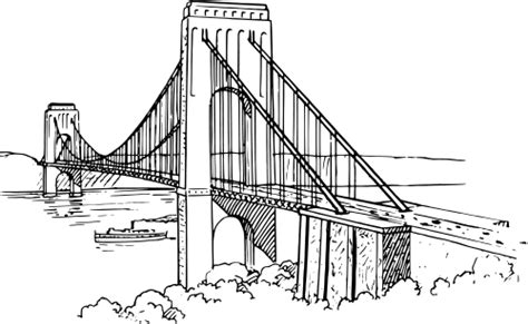 Free Bridge Cliparts Outline, Download Free Bridge Cliparts Outline png images, Free ClipArts on ...