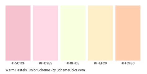 Warm Pastels Color Scheme » Orange » SchemeColor.com