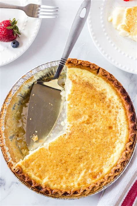 Egg Custard Pie - Platter Talk