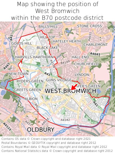 Where is West Bromwich? West Bromwich on a map