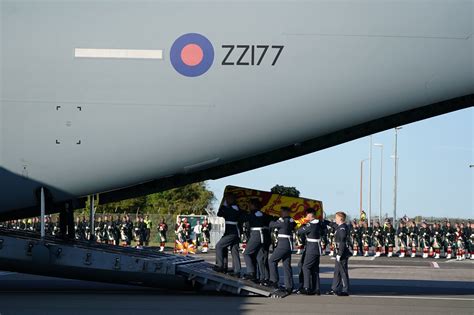 Final Journey: The Queen Is Flown To London On A Boeing C17 Ahead Of Her Funeral