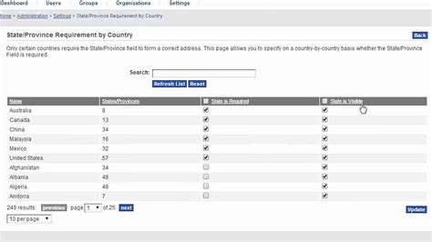 State/Province Configuration in Channeltivity's Partner Portal Software - YouTube