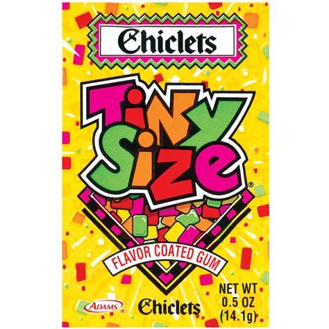 Chiclets Tiny Size Flavor Coated Gum 0.5 OZ PACKET - Food & Grocery - Gum & Candy - Gum & Mints