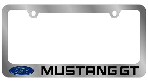 Ford - License Plate Frame - Mustang GT - Logo/Word - Plates, Frames and Car Accessories by ...