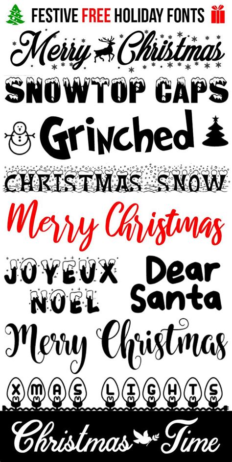 Merry Christmas Fonts Free Download