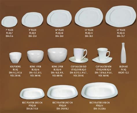 Crockery? F and B Service Equipments?