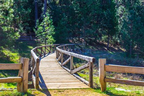 Wooden Bridge Crossing Over Creek Stock Photo - Image of wooded, bridge: 88582012