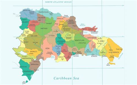 Mapa Político de la República Dominicana - Terrenos en Venta RD