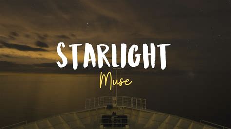 Muse - Starlight (Lyrics / Lyric Video) 🎧 - YouTube