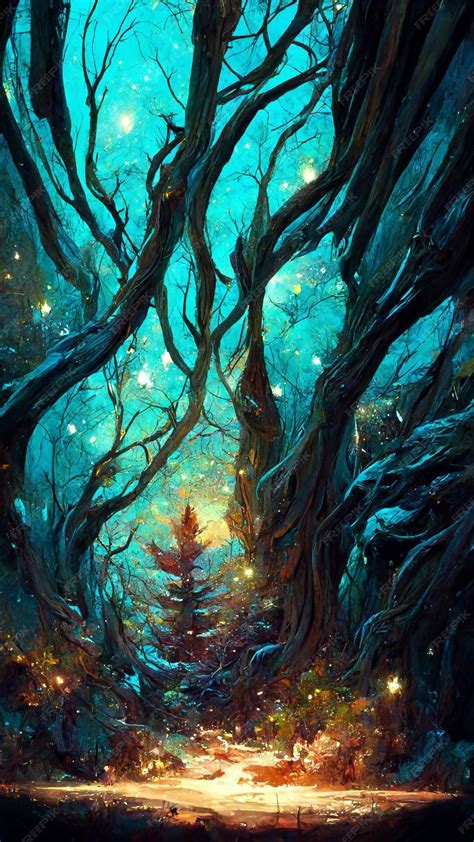 Starry Forest Wallpapers - 4k, HD Starry Forest Backgrounds on WallpaperBat