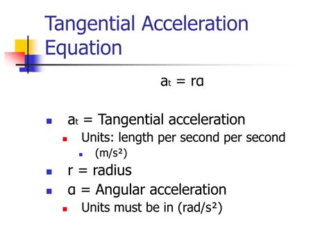 Tangential And Radial Acceleration Equations - Tessshebaylo