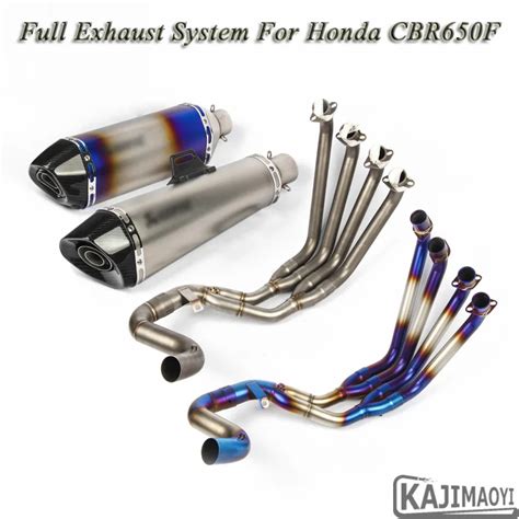 Aliexpress.com : Buy CBR650 Motorcycle Full Exhaust System For Honda ...