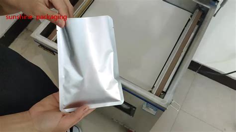 Silver Aluminum Foil Mylar Bag Vacuum Sealer Food Storage Package - Buy Vacuum Sealer Bag,Silver ...