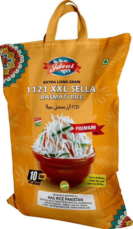 1121 XXL Sella Basmati Rice Exporters, Ideal Kainat Basmati Rice Exporters from Pakistan | HAS ...