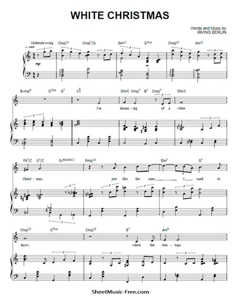 White Christmas Sheet Music Michael Buble - ♪ SHEETMUSIC-FREE.COM