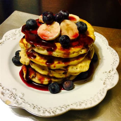 Bob Evans banana pancakes with pecans and blueberries! | Banana ...