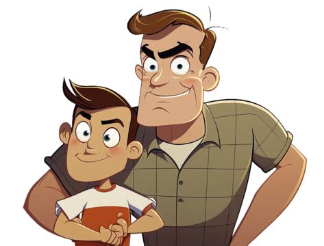 Father And Son Lovely Happy Fathers Day Vector, Happy Fathers Day ...