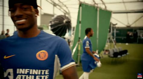 Chelsea's new front-of-kit sponsor 'leaked' again in media day video ...