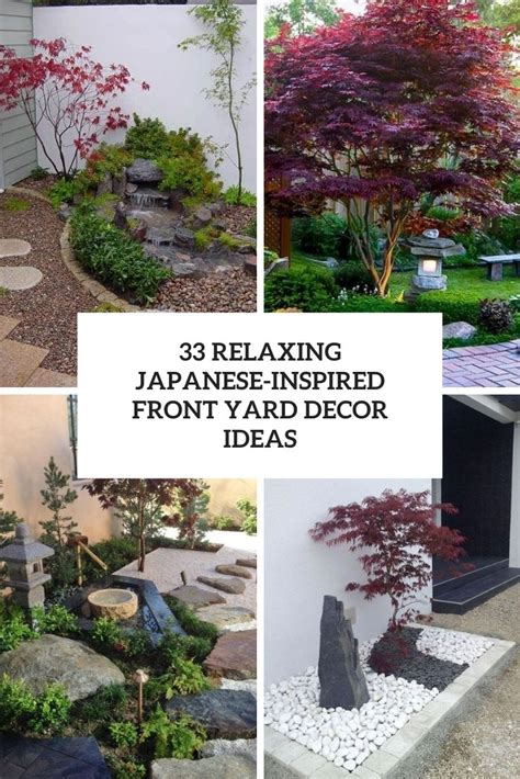 33 Relaxing Japanese-Inspired Front Yard Décor Ideas - DigsDigs